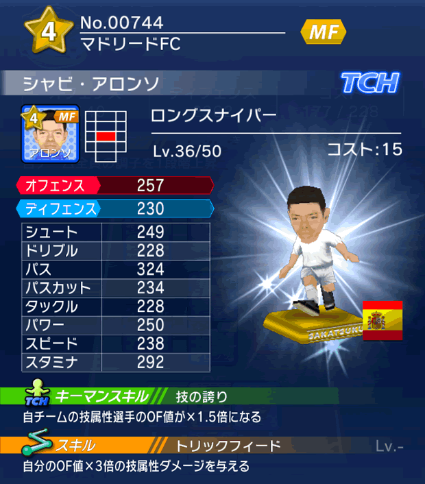 No.00744　シャビ・アロンソ