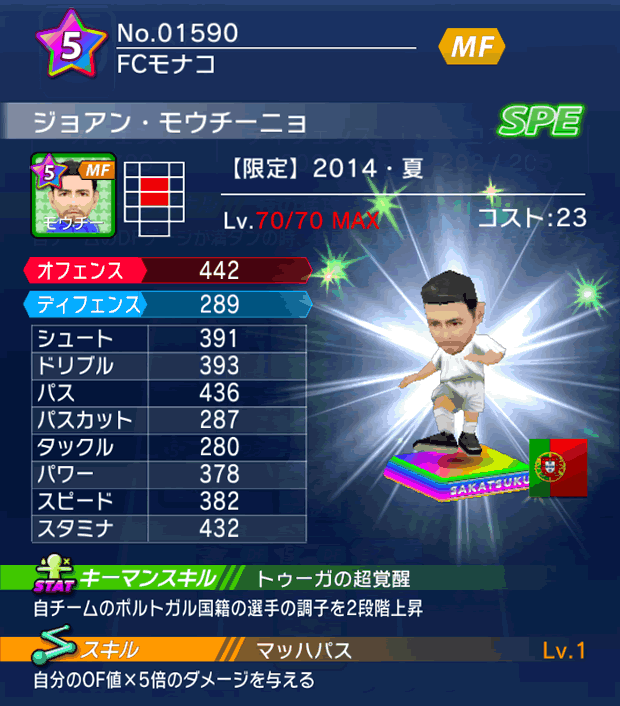 No.01590　ジョアン・モウチーニョ【14・夏】