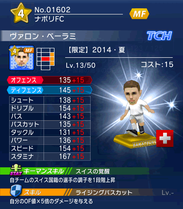 No.01602 ヴァロン・ベーラミ【14・夏】