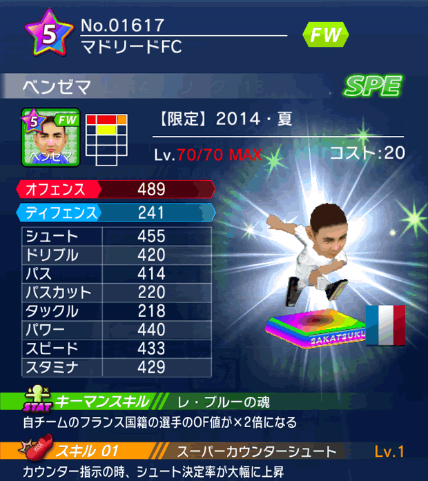 No.01617 ベンゼマ【14・夏】