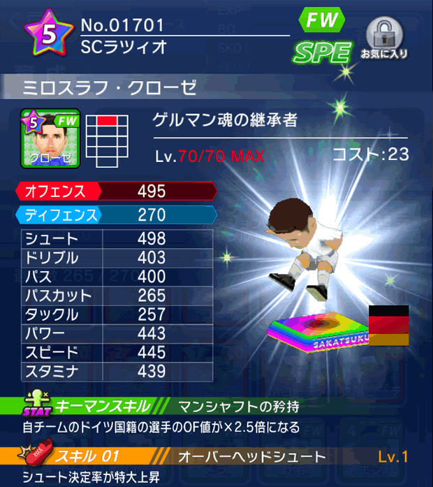 No.01701 ミロスラフ・クローゼ