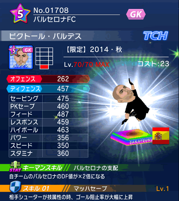 No.01708 ビクトール・バルデス【14・秋】