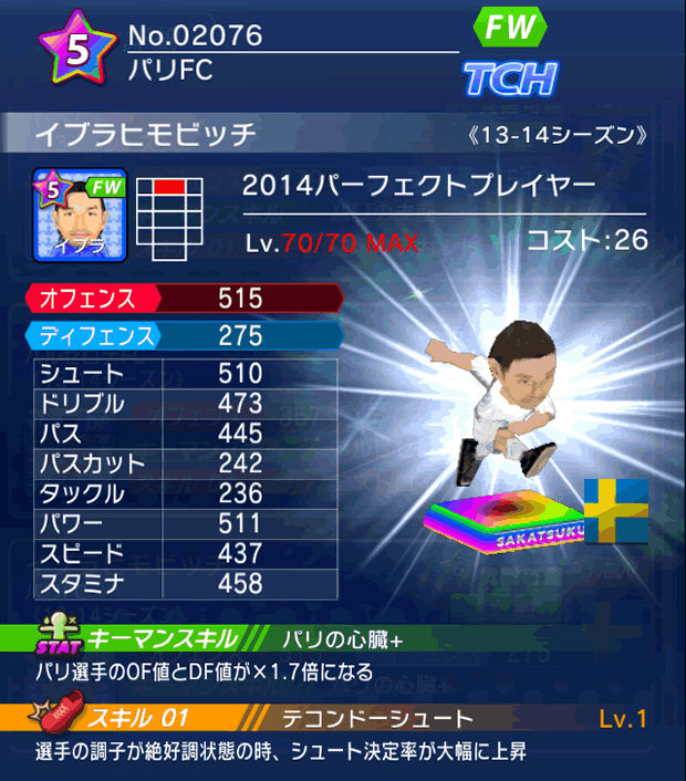 No.02076 イブラヒモビッチ【PP14】