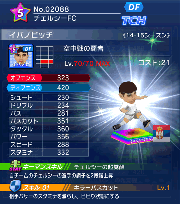 No.02088　イバノビッチ【14-15】