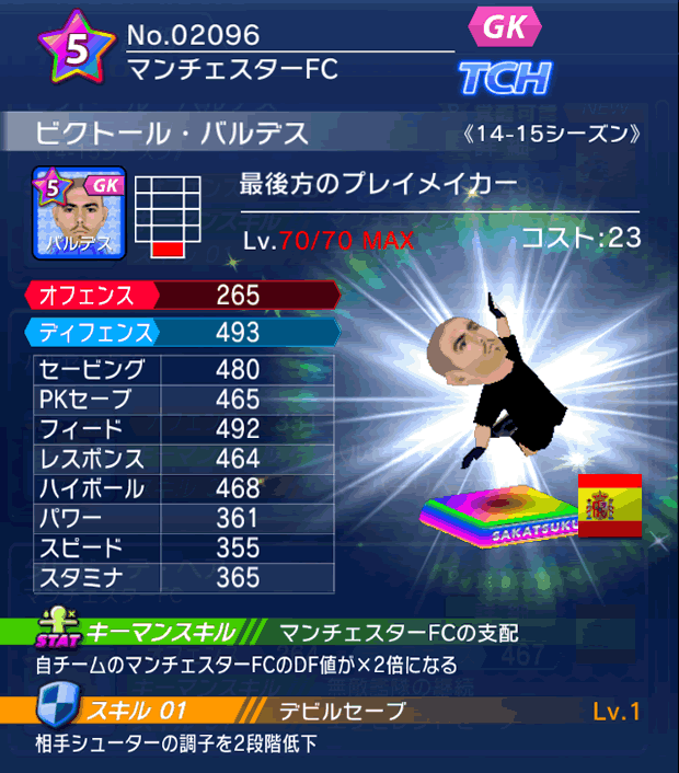 No.02096　ビクトール・バルデス【14-15】