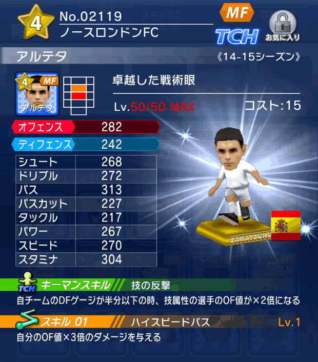 No.02119 アルテタ【14-15】