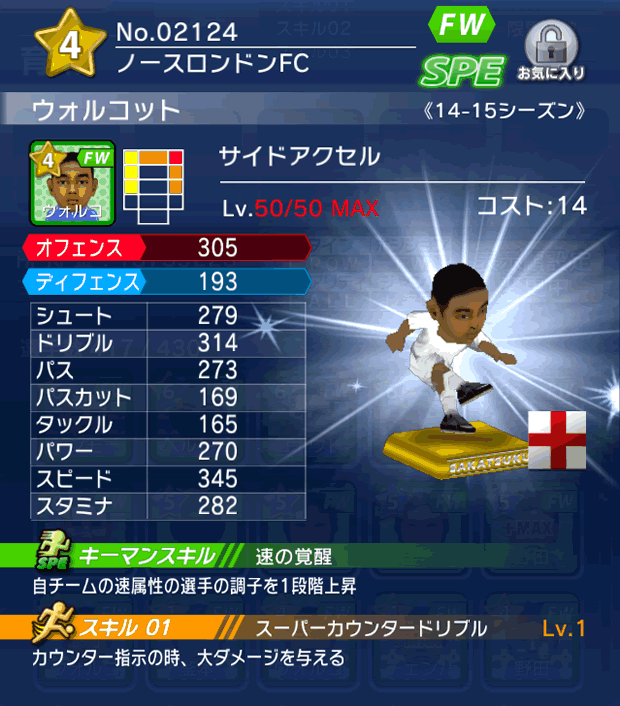 No.02124 ウォルコット【14-15】