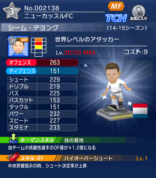 No.02138　シーム・デヨング【14-15】