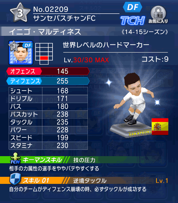 No.02209 イニゴ・マルティネス【14-15】