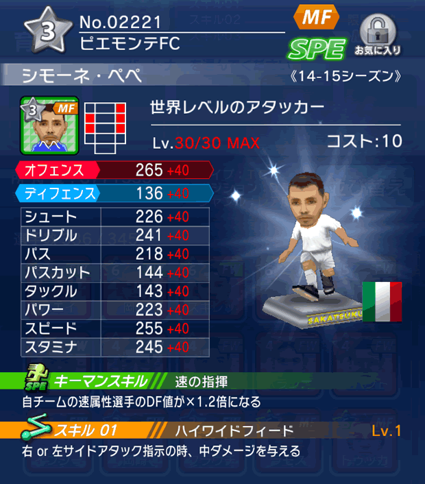 No.02221 シモーネ・ペペ【14-15】