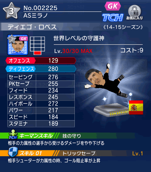 No.02225 ディエゴ・ロペス【14-15】