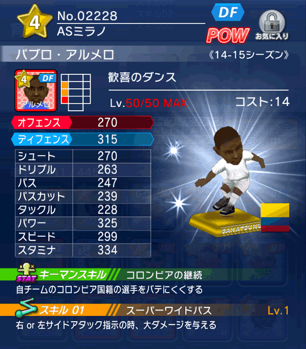 No.02228　パブロ・アルメロ【14-15】