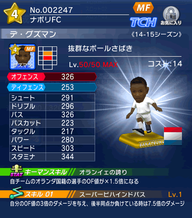 No.02247 デ・グズマン【14-15】