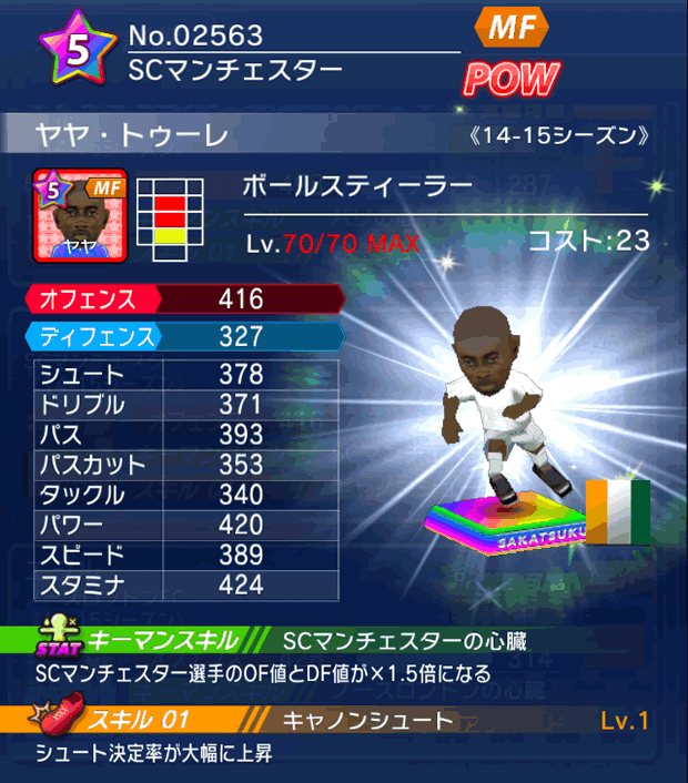 No.02563 ヤヤ・トゥーレ【14-15】