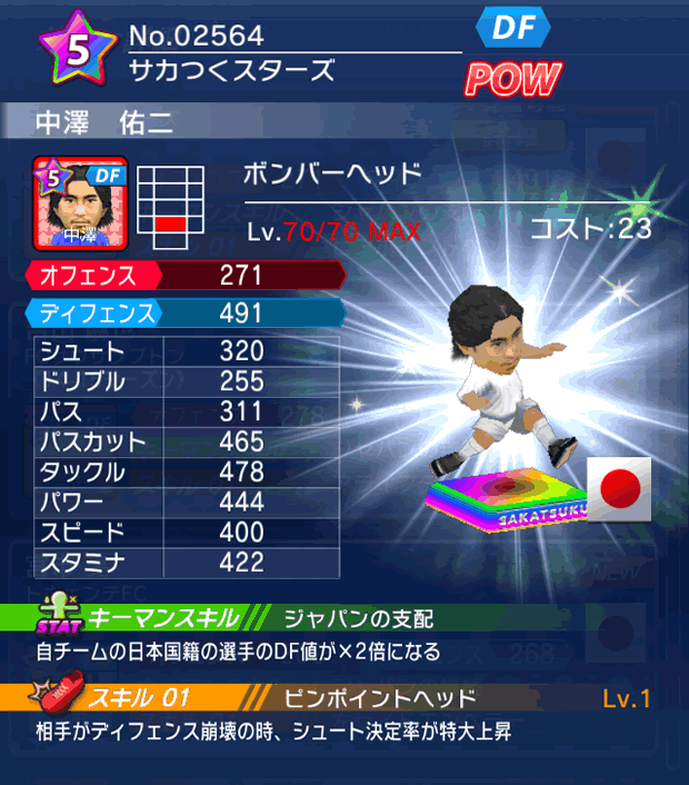 No.02564　中澤佑二