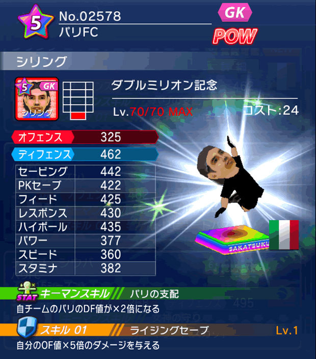 No.02578 シリング【Wミリオン】