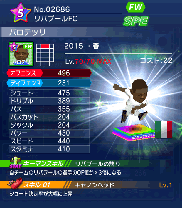 No.02686 バロテッリ【15・春】