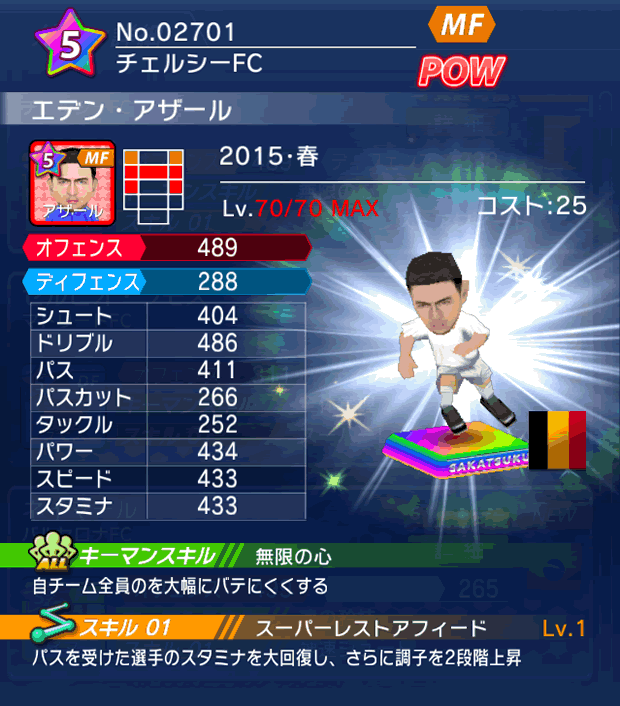 No.02701　エデン・アザール【15・春】