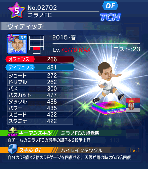 No.02702　ヴィディッチ【15・春】