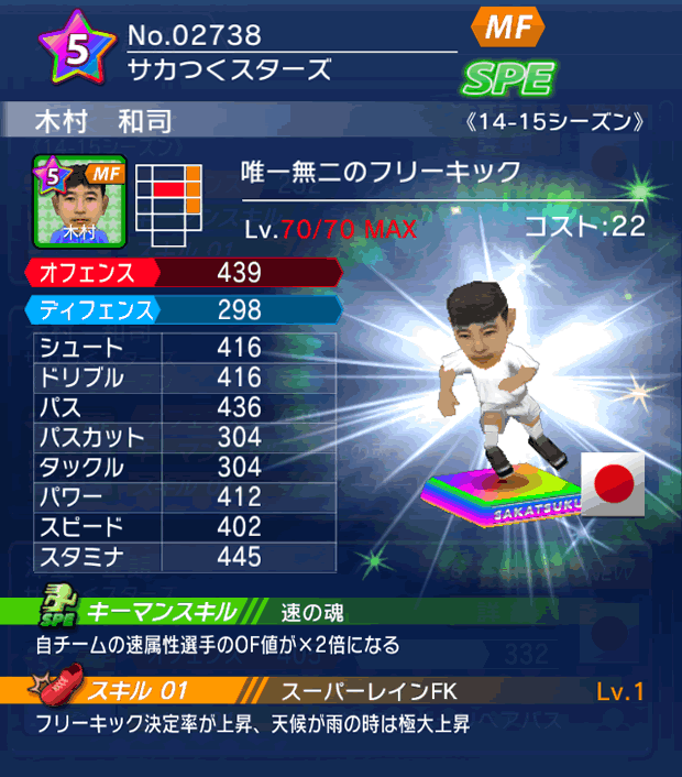 No.02738　木村和司【14-15】