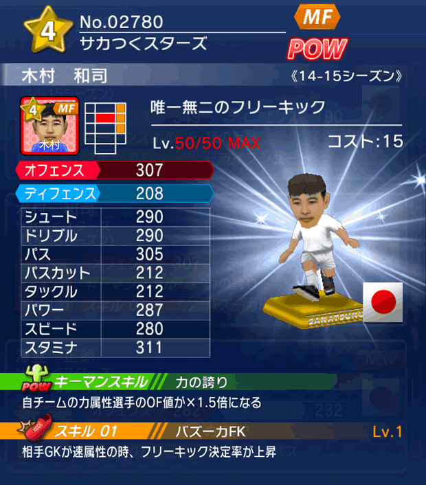 No.02780 木村和司【14-15】