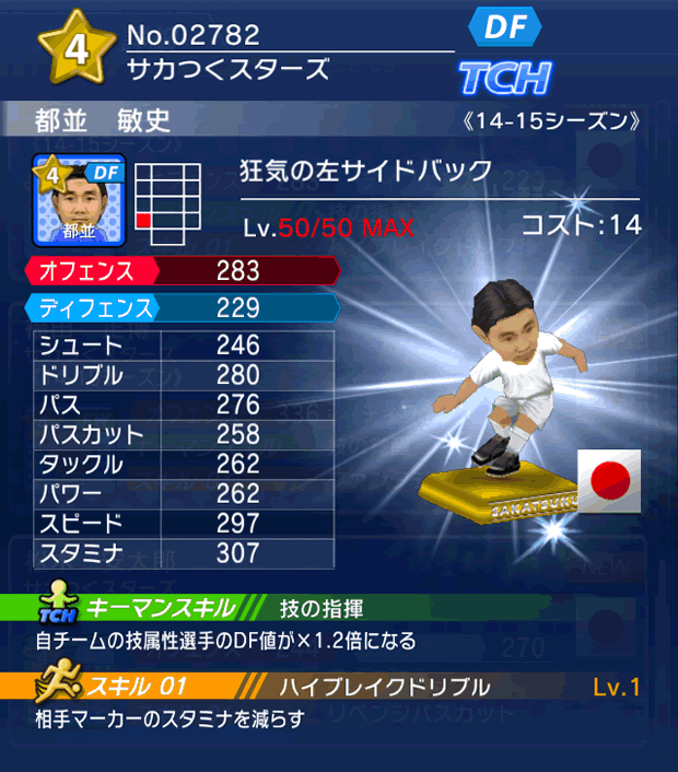 No.02782 都並敏史【14-15】