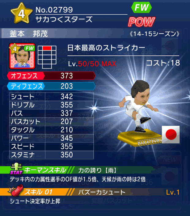 No.02799 釜本邦茂【14-15】