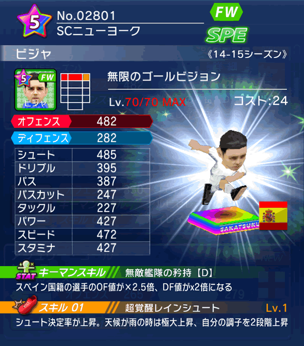 No.02801 ビジャ【14-15】