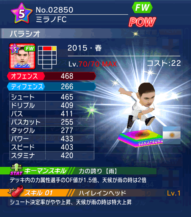 No.02850 パラシオ【15・春】