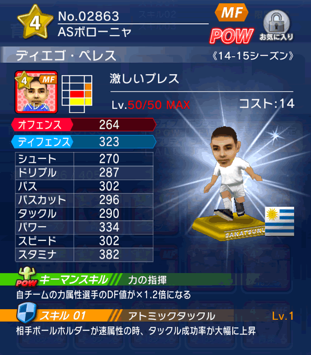 No.02863 ディエゴ・ペレス【14-15】