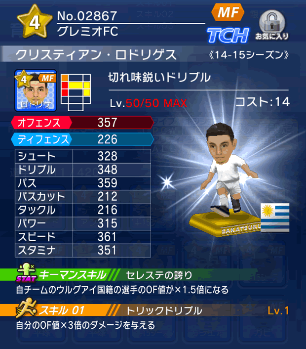 No.02867 クリスティアン・ロドリゲス【14-15】