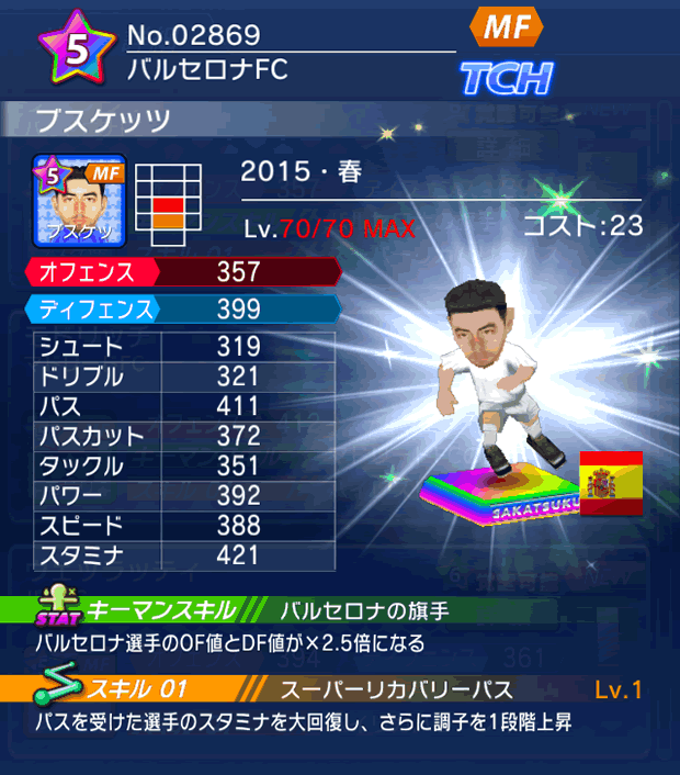 No.02869　ブスケッツ【15・春】