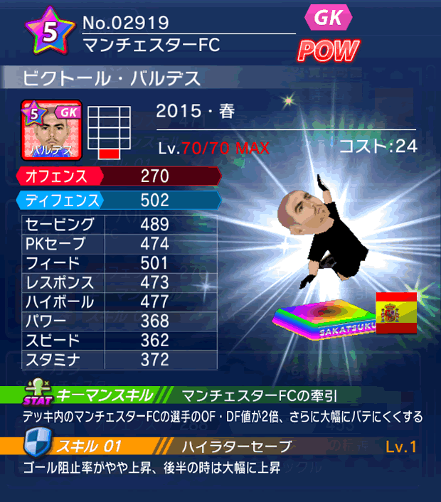 No.02919 ビクトール・バルデス【15・春】