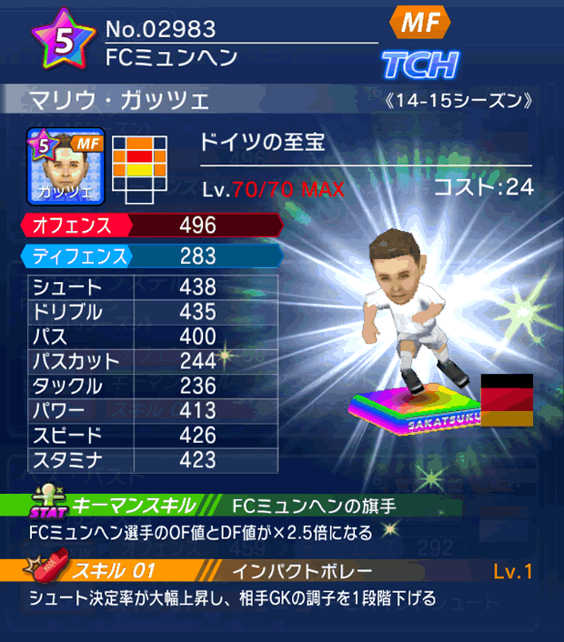 No.02983 マリウ・ガッツェ【14-15】