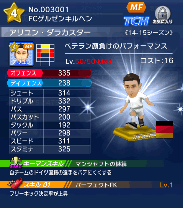 No.03001 アリユン・ダラカスター【14-15】