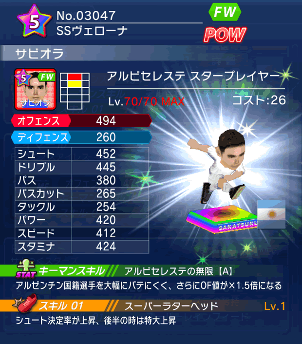 No.03047　サビオラ【AR・ST】