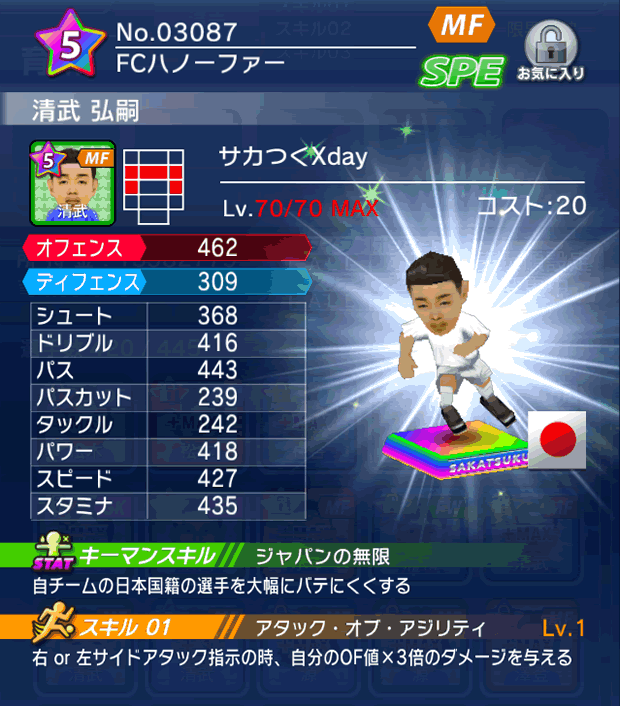 No.03087　清武弘嗣【Xday】