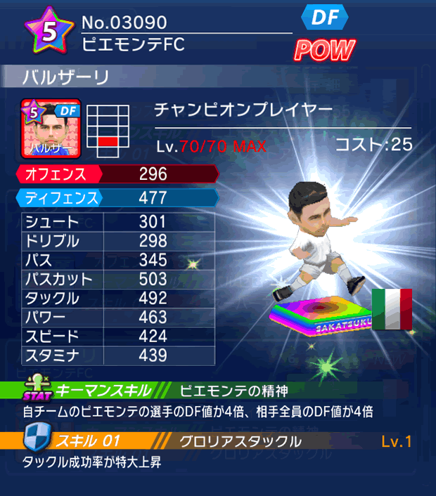 No.03090 バルザーリ【CPプレイヤー】