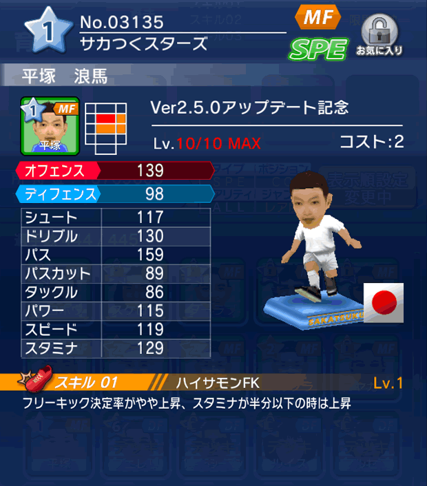 No.03135　平塚浪馬【Ver2.5.0】