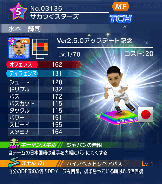 No.03136 水本輝司【Ver2.5.0】