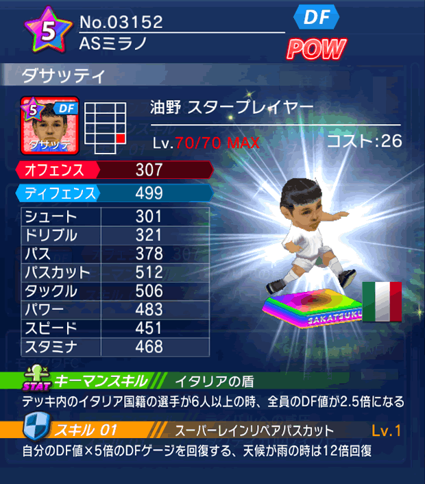 No.03152 ダサッティ【油野・ST】