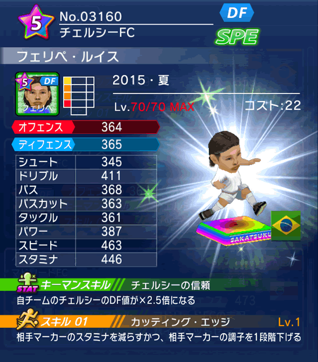 No.03160　フェリペ・ルイス【15・夏】