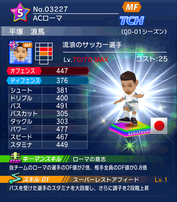 No.03227　平塚浪馬【00-01LL】