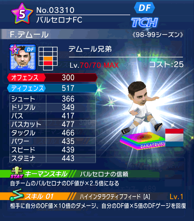 No.03310 F.デムール【98-99LL】