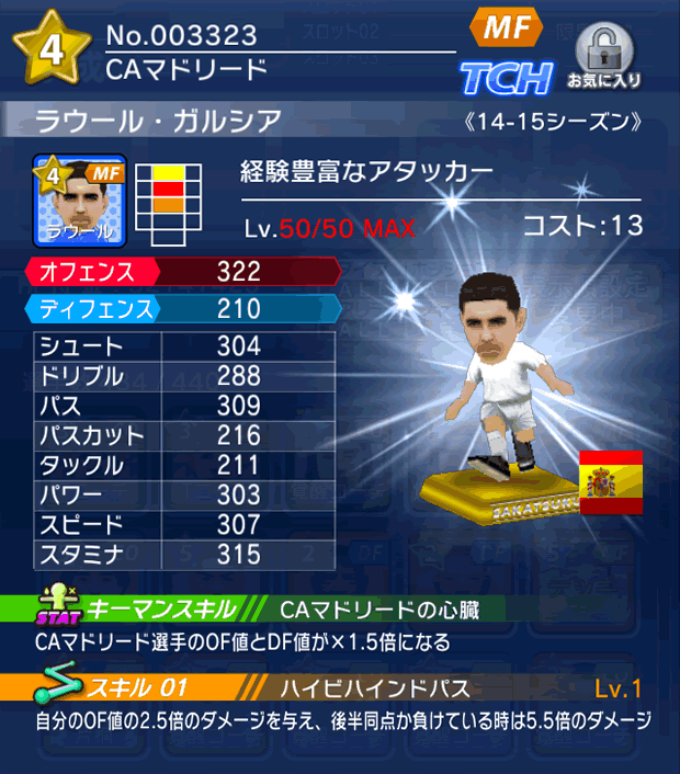 No.03323 ラウール・ガルシア【14-15】
