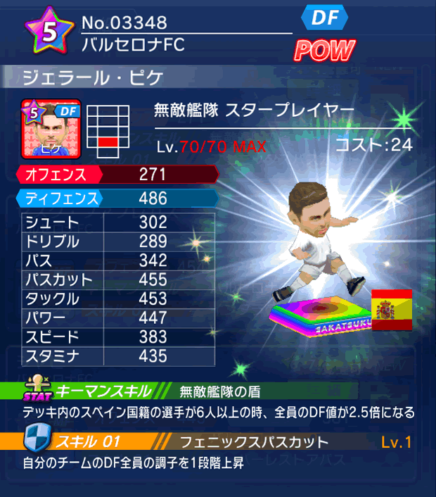 No.03348 ジェラール・ピケ【ES・ST】