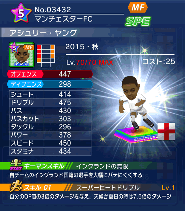 No.03432　アシュリー・ヤング【15・秋】