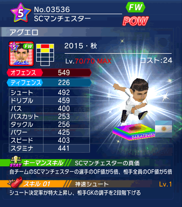 No.03536 アグエロ【15・秋】