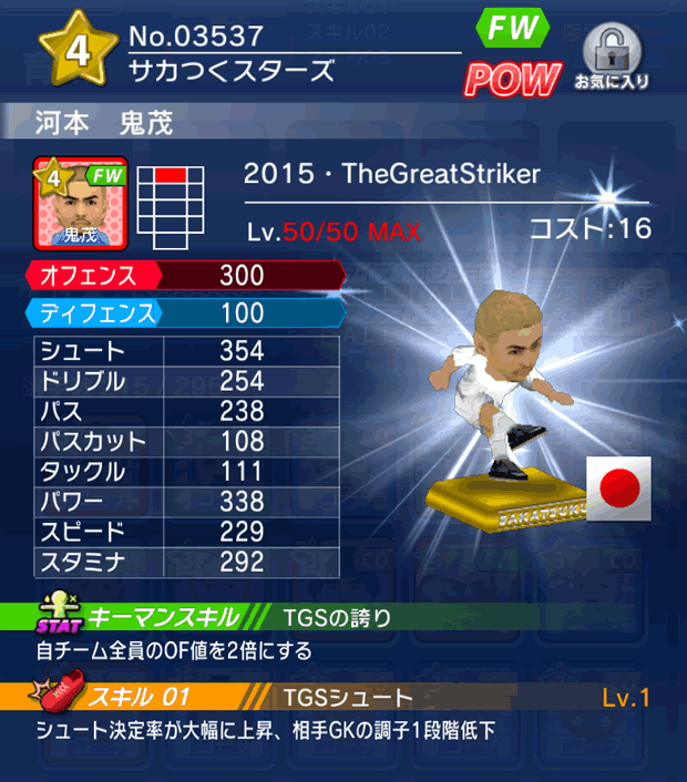 No.03537　河本鬼茂【15・TGS】