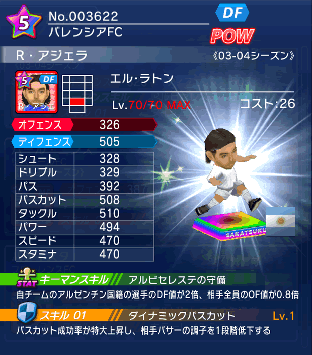 No.03622　R・アジェラ【03-04LL】